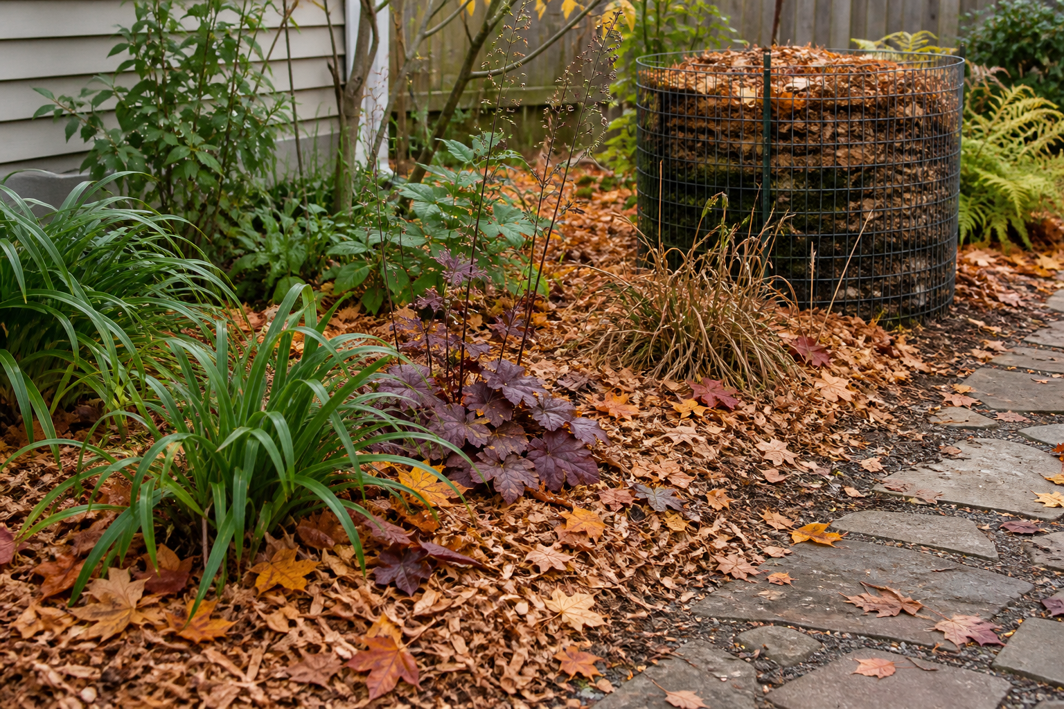 What to Do With Fall Leaves in a Small Yard