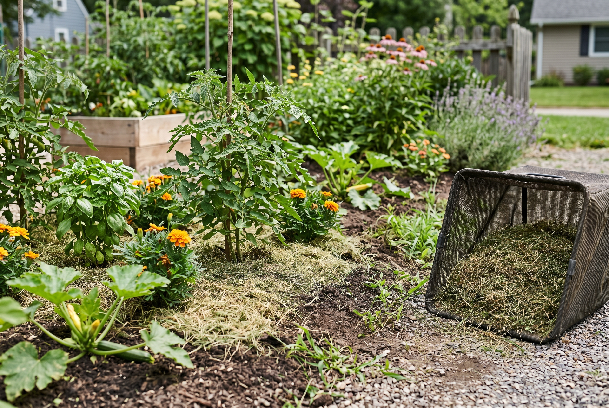 How to Use Grass Clippings in the Garden Without Causing Problems