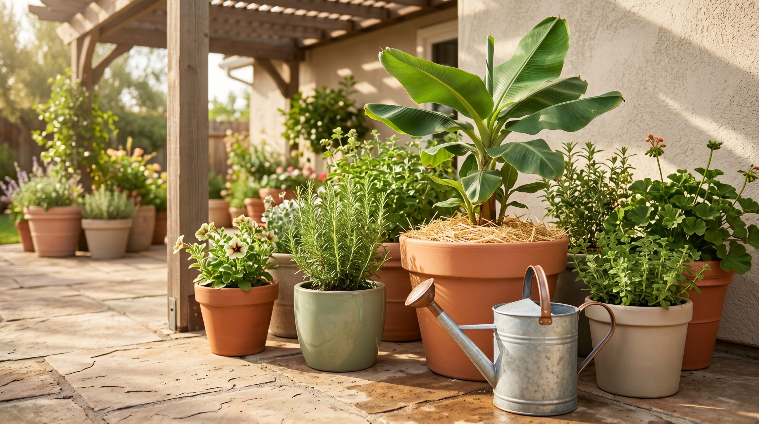 How to Water Container Plants During Hot Weather