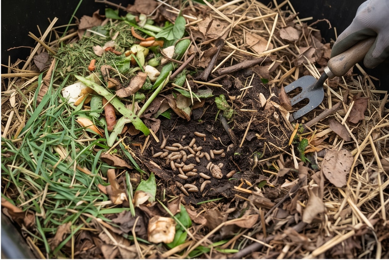 Compost Maggots: Are They Bad for Your Bin?