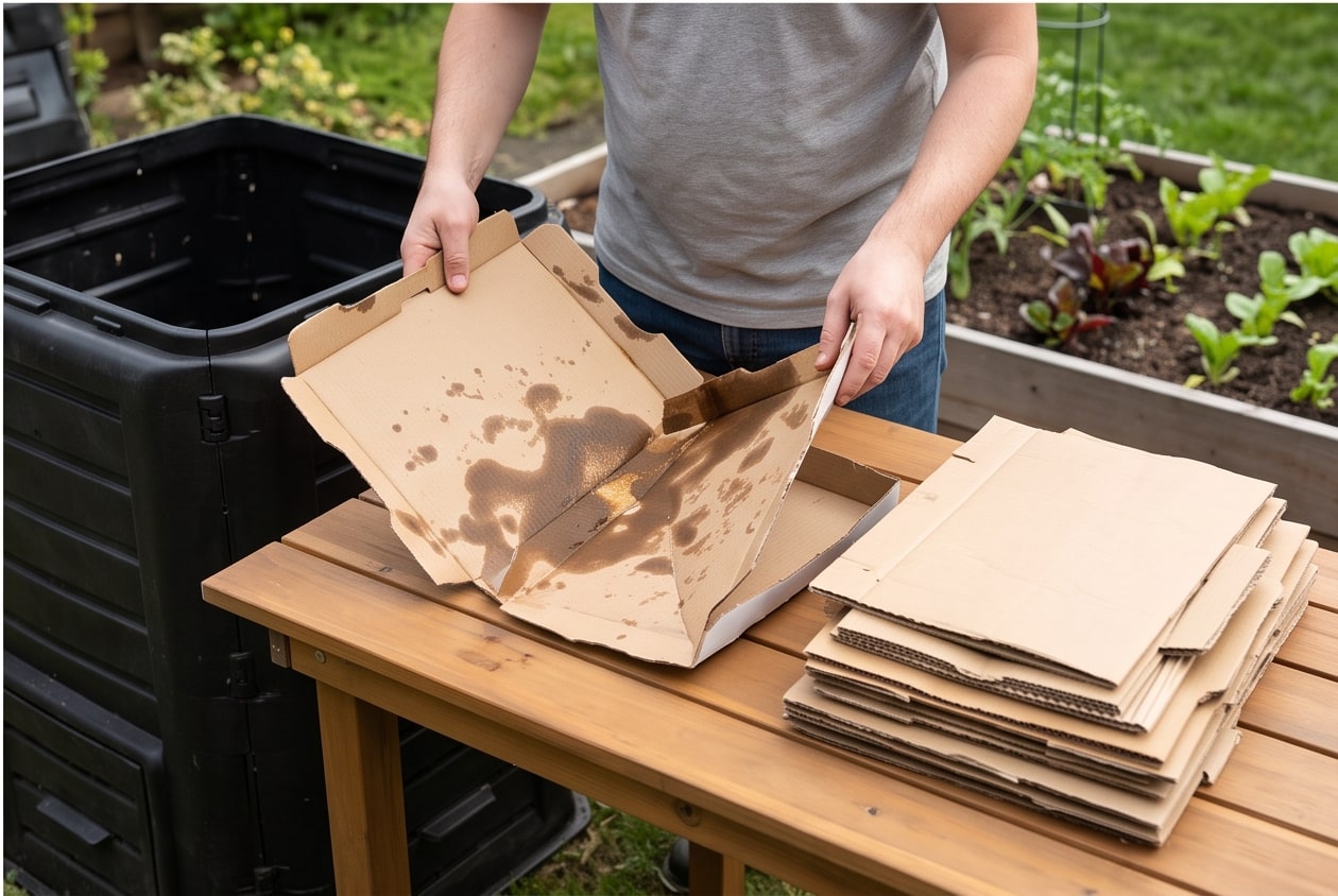 Can You Compost Pizza Boxes? Grease, Ink, and Cardboard Rules