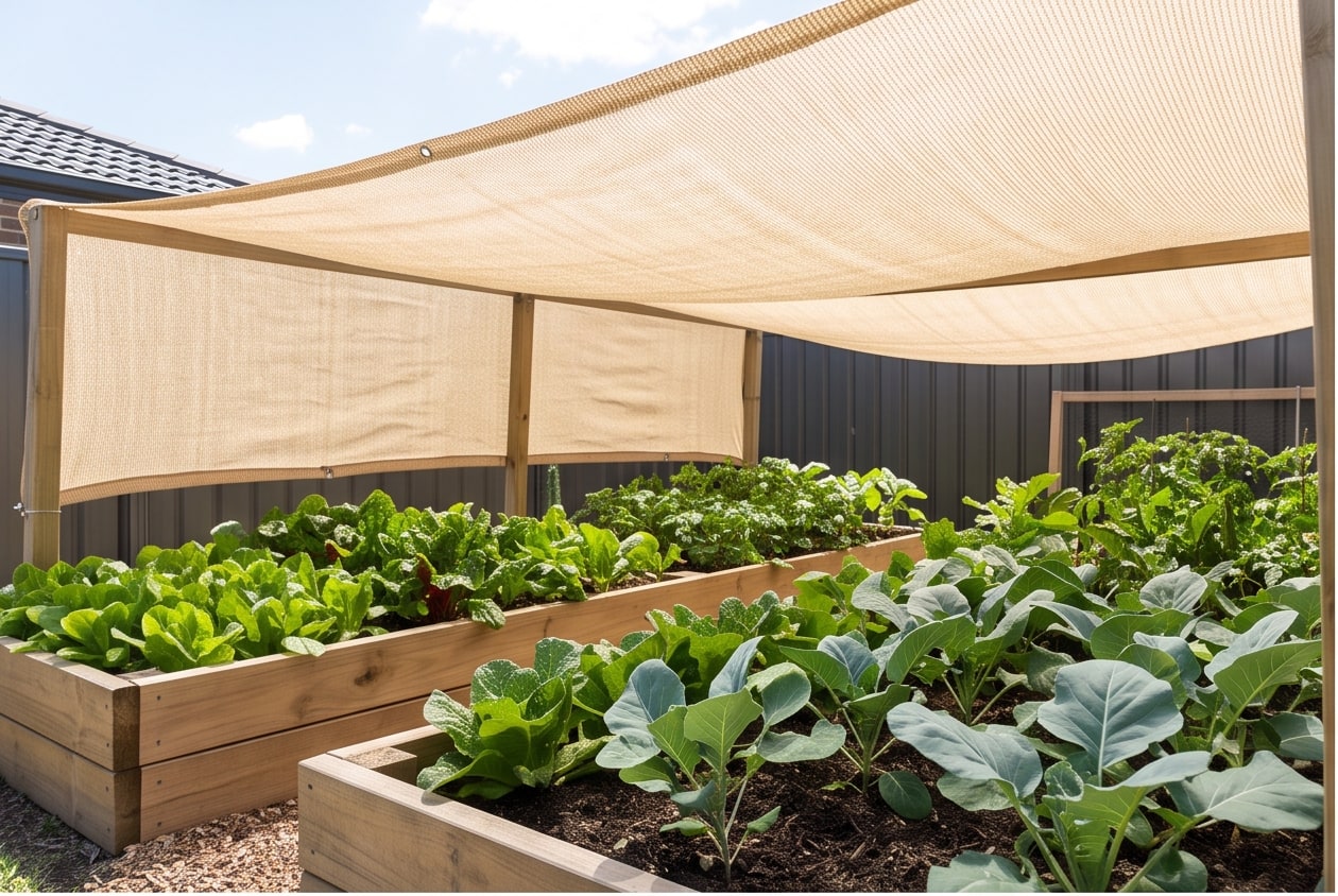 Shade Cloth for Vegetable Gardens: When and How to Use It